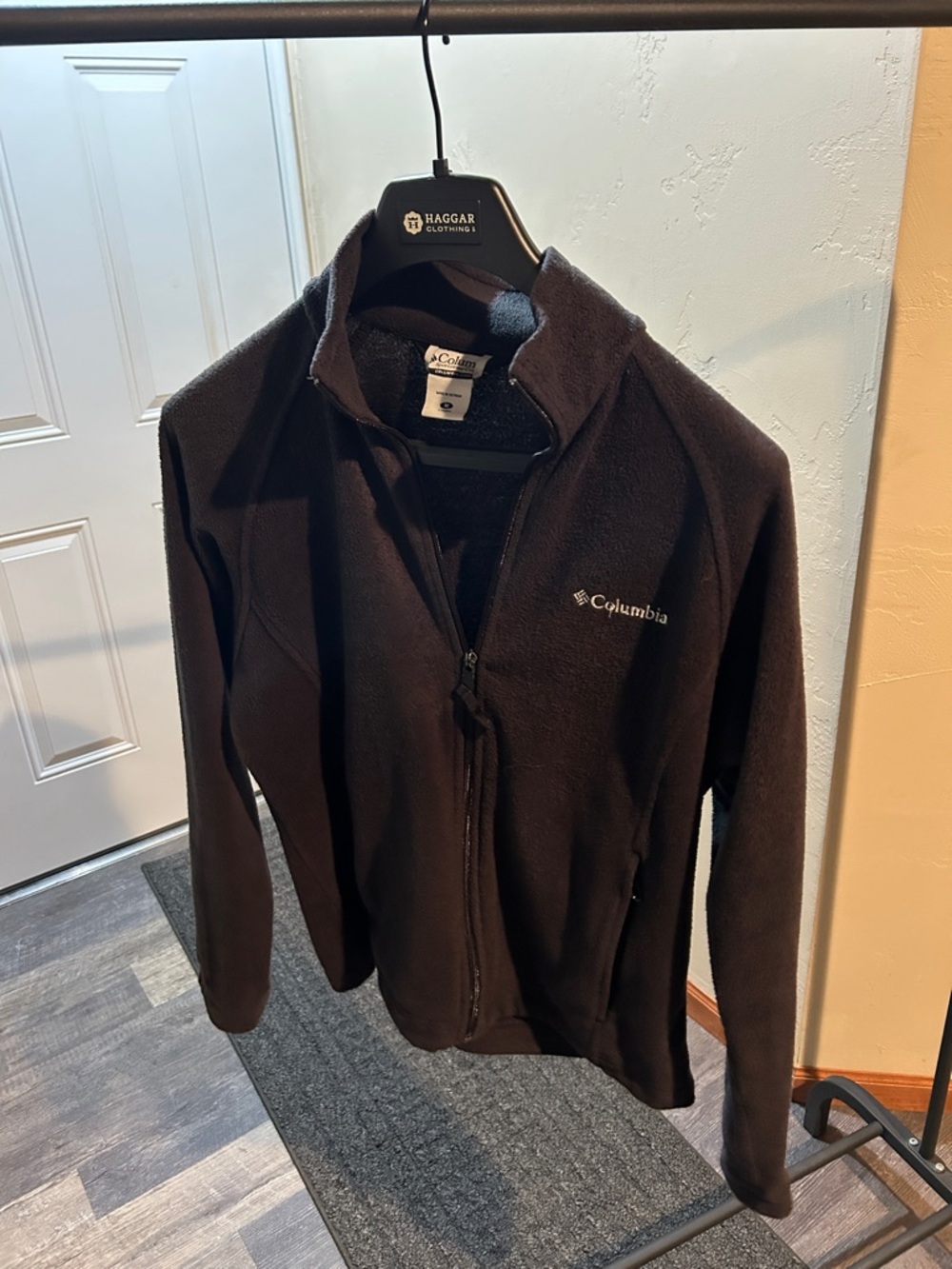 Columbia Black Full-Zip Fleece Jacket